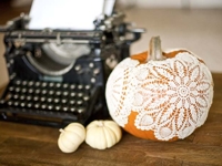 Allyson Baker Design Doily Pumpkins
